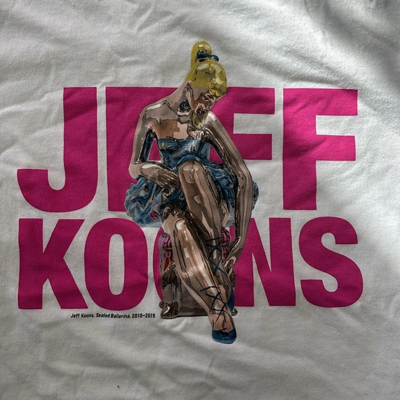 *NEW* Uniqlo x Jeff Koons UT Graphic T-shirt White/Pink, size Medium. - Picture 3 of 7